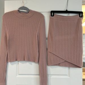 Express size small two piece sweater set
